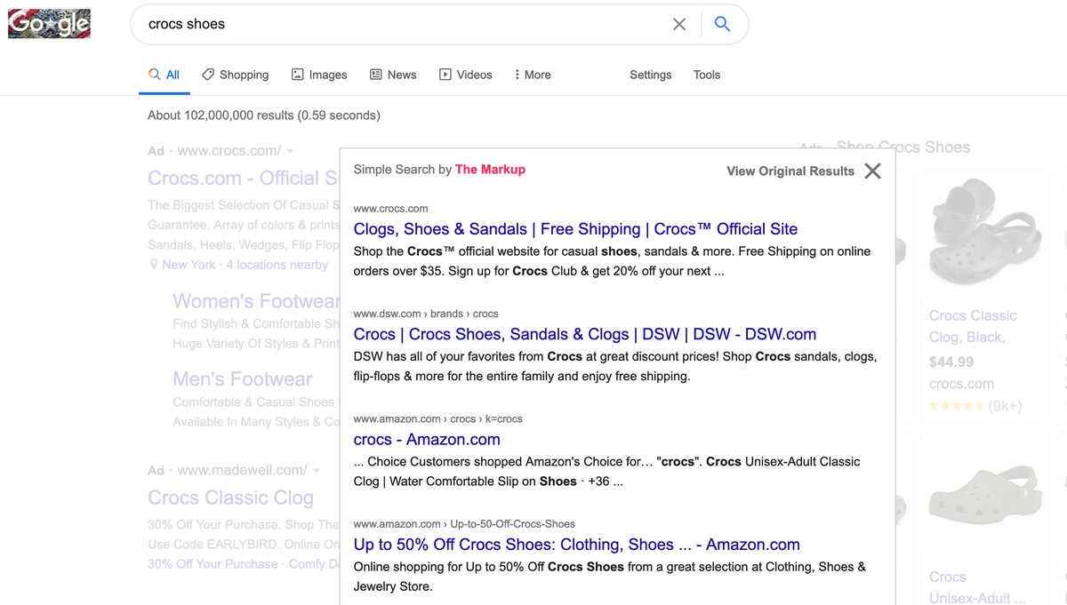 Rikthe Google Search e viteve 90 me këtë extension