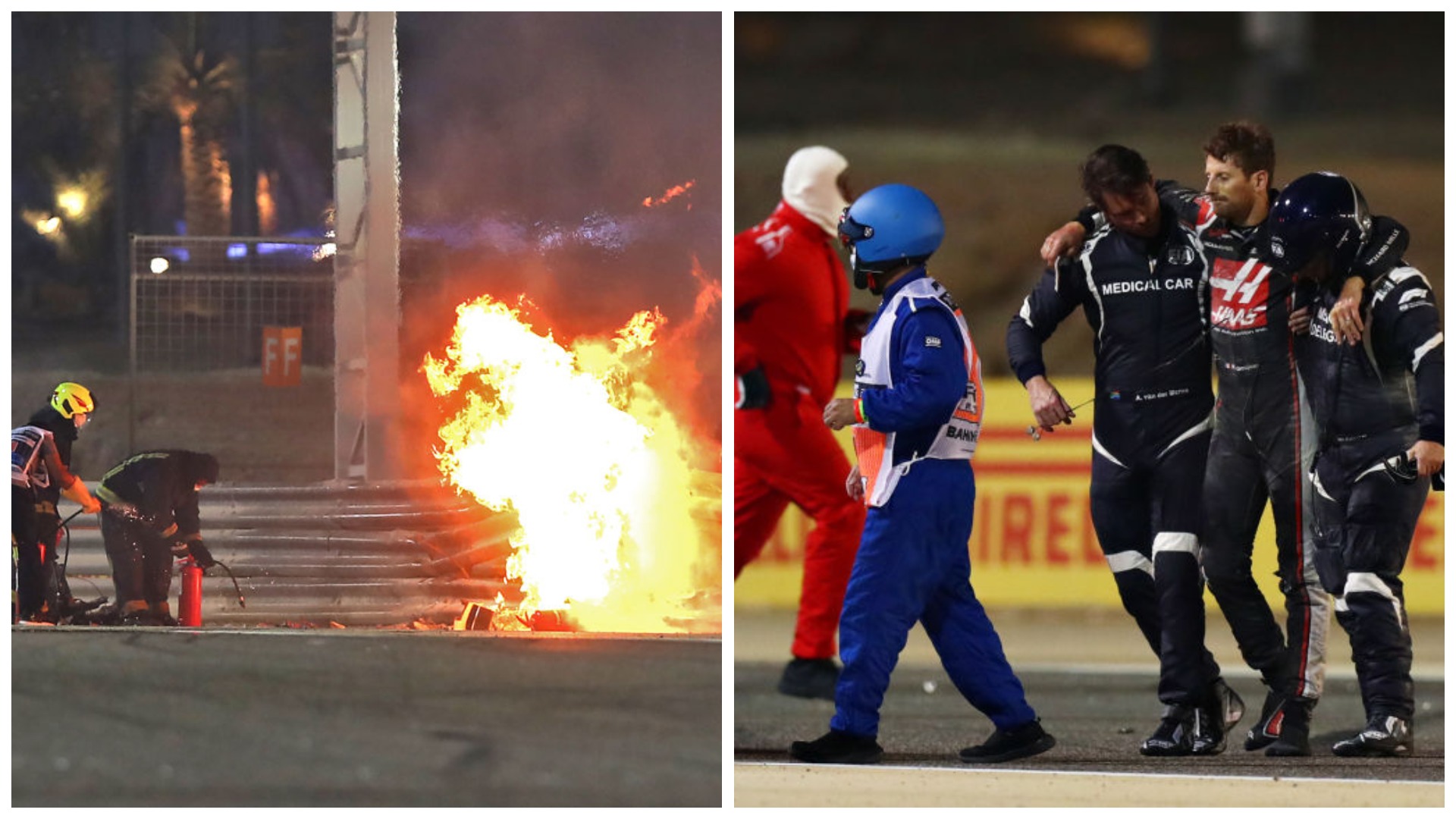 VIDEO/ Aksident i frikshëm i Grosjean, piloti i shpëton flakëve për pak