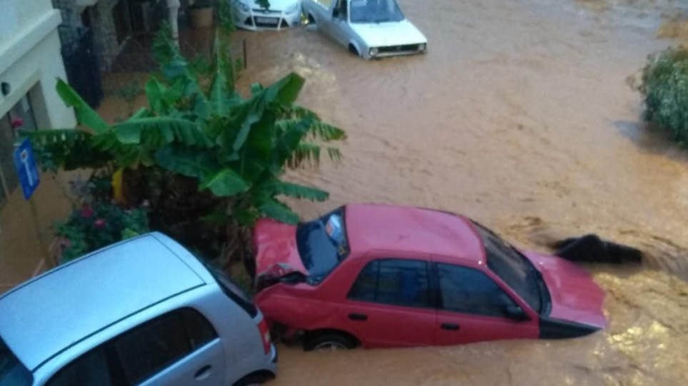 VIDEO/ Moti i keq godet Greqinë, përmbytje të mëdha në Kretë