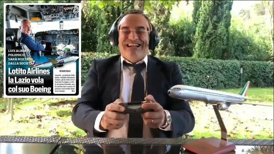 VIDEO/ Luis Alberto e frymëzon, Lotito vihet në lojë nga aktori italian