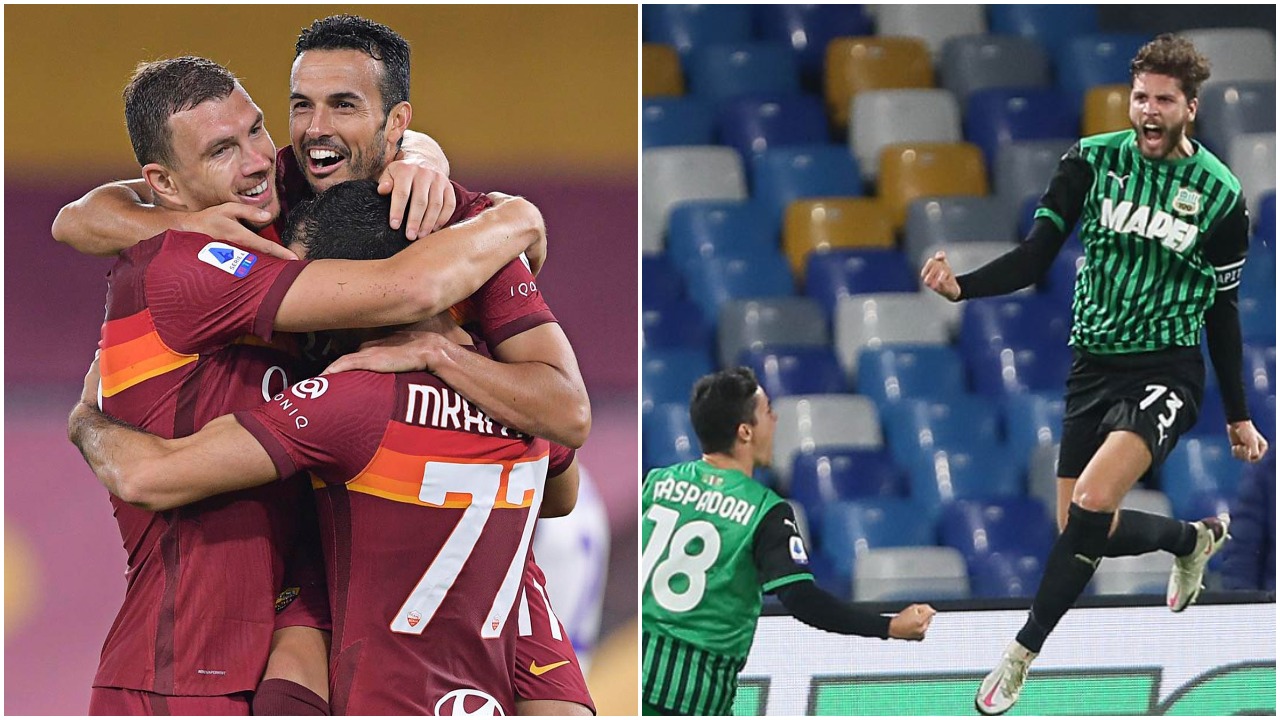 VIDEO/ Roma triumfon pa Kumbullën, Sassuolo mposht Napolin e Hysajt