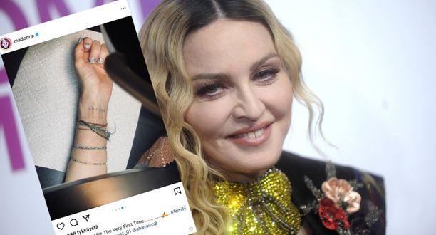 Madonna realizon tatuazhin e parë në nder të fëmijëve
