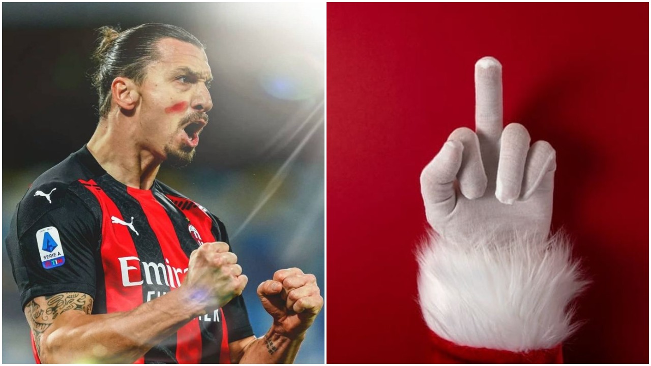 Ibrahimovic unik si gjithmonë, uron Krishtlindjen me gishtin e mesit
