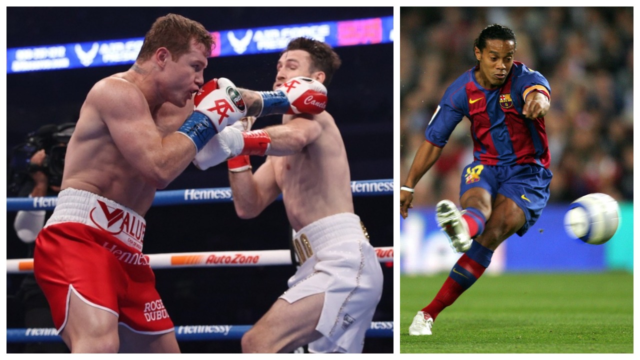 VIDEO/ Goditja “alla-Ronaldinho” e Canelo Alvarez bëhet “hit” në internet