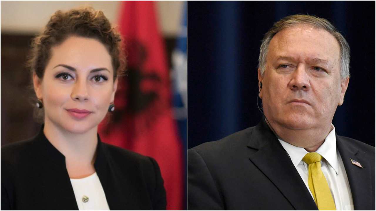 Xhaçka ministre e Jashtme, Pompeo: Partnere e fortë, të zgjerojmë lidhjet SHBA-Shqipëri