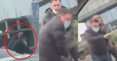 Dalin pamjet/ Momenti kur gazetari i njohur rrihet në mes të Prishtinës