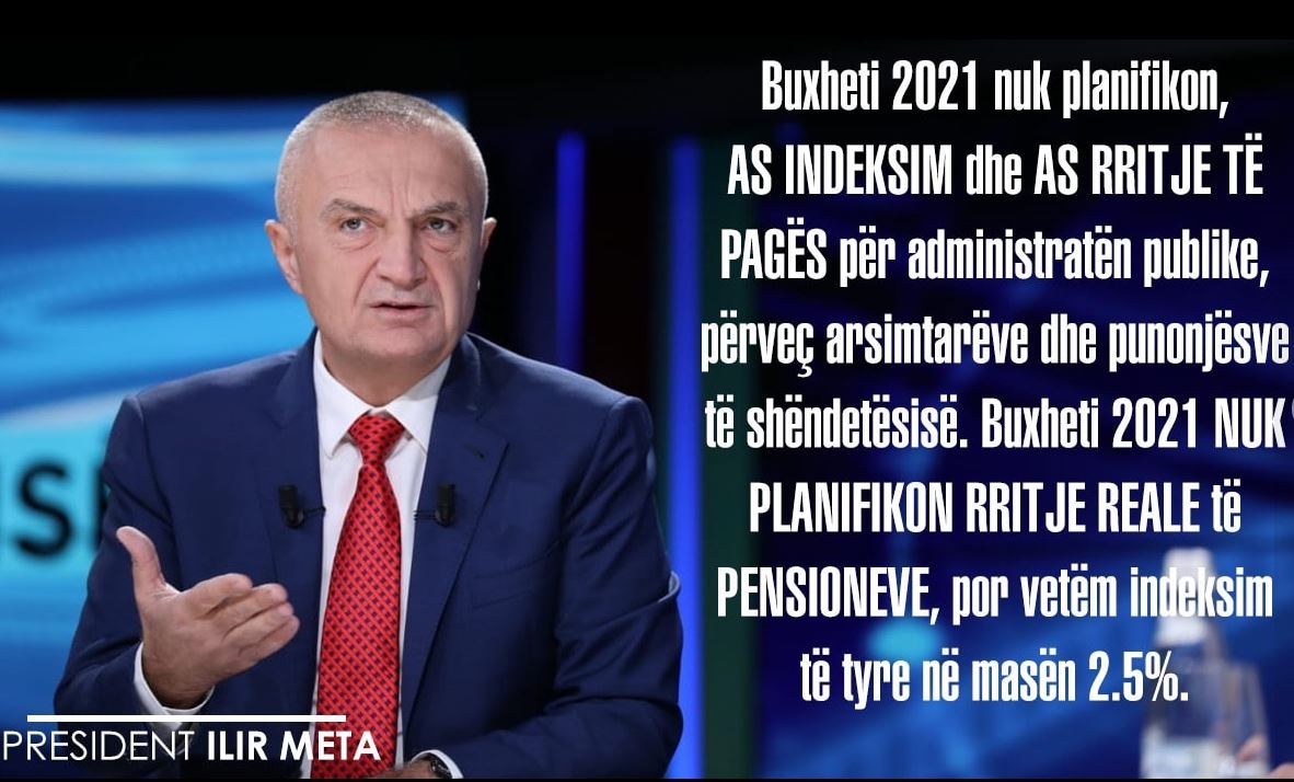 Ktheu buxhetin, Meta: Nuk ka rritje pagash për administratën dhe pensionistët