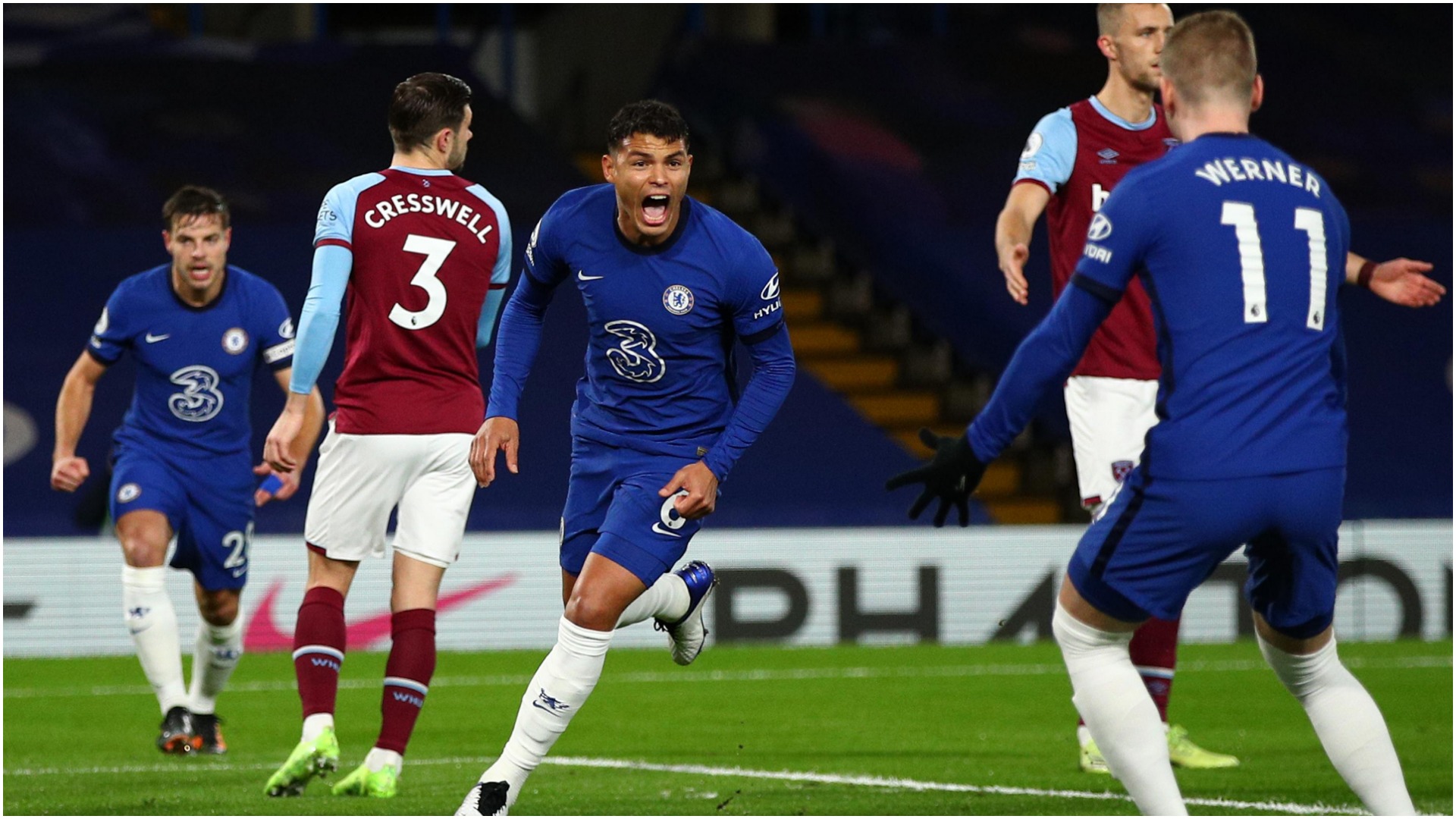 VIDEO/ Derbi “ngjyroset” blu, Chelsea tre shuplaka West Ham