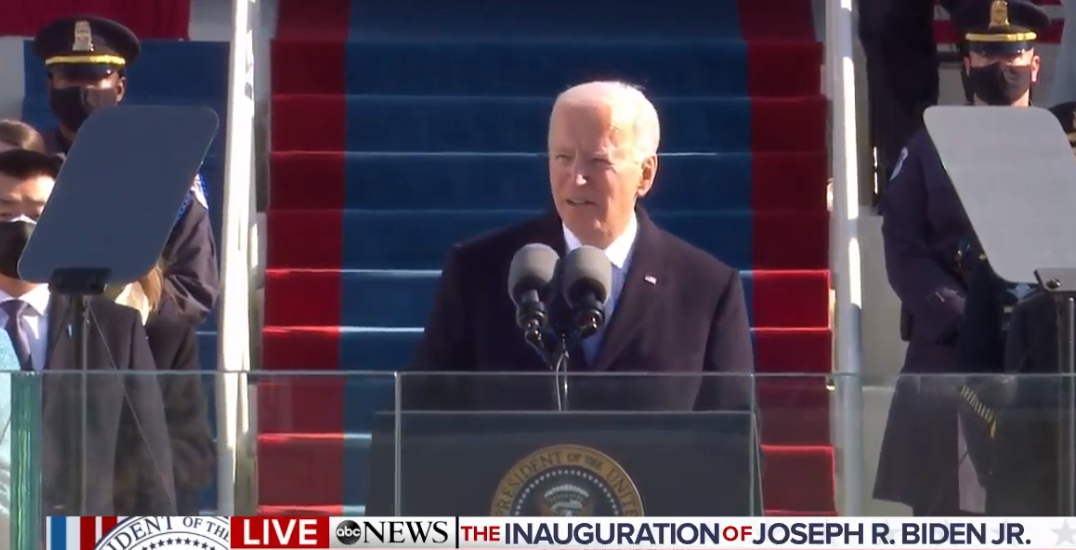 Biden në fjalimin e parë si president i SHBA: Sot festojmë triumfin e kauzës së demokracisë!