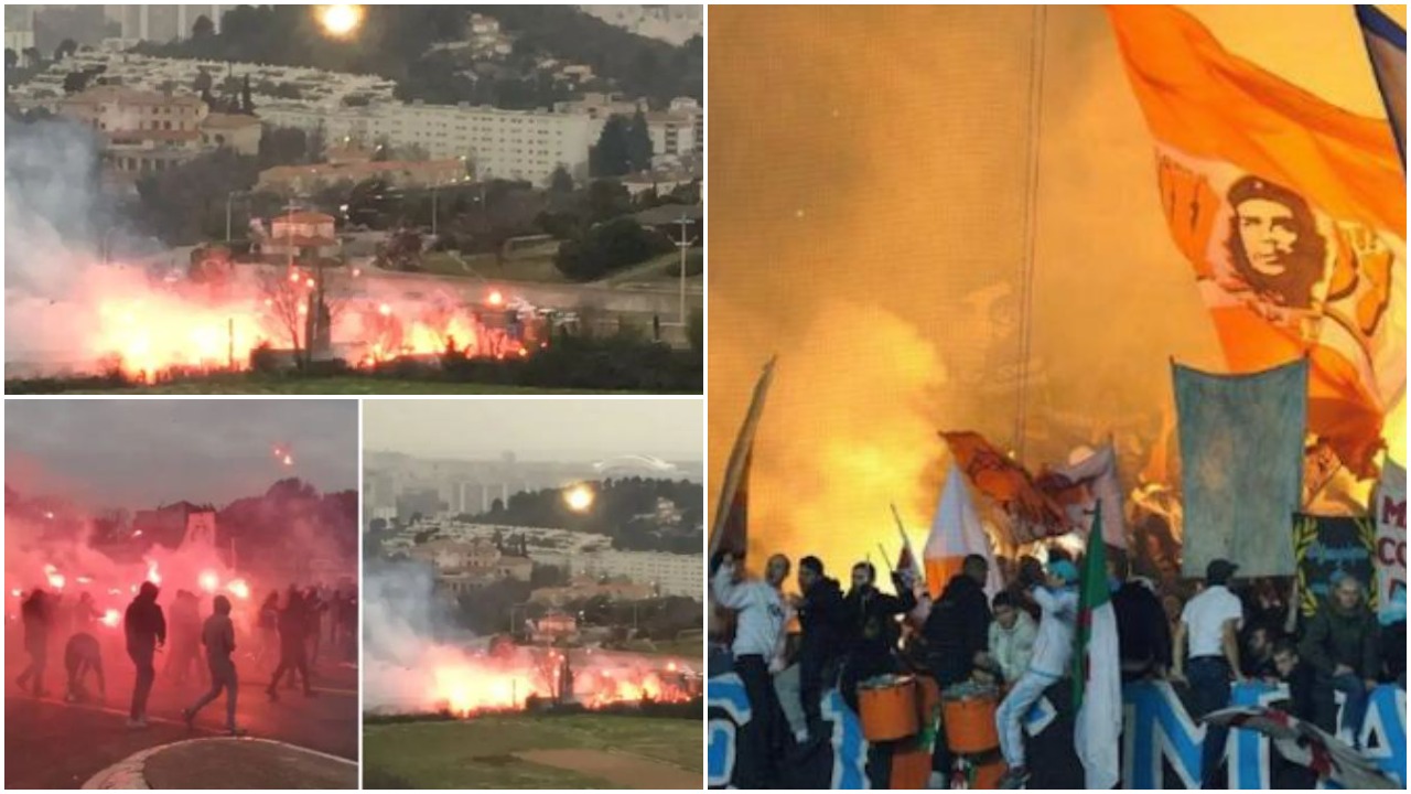 VIDEO/ Tërbohen ultrasit e Marseille, tentojnë të futen me forcë në stërvitje