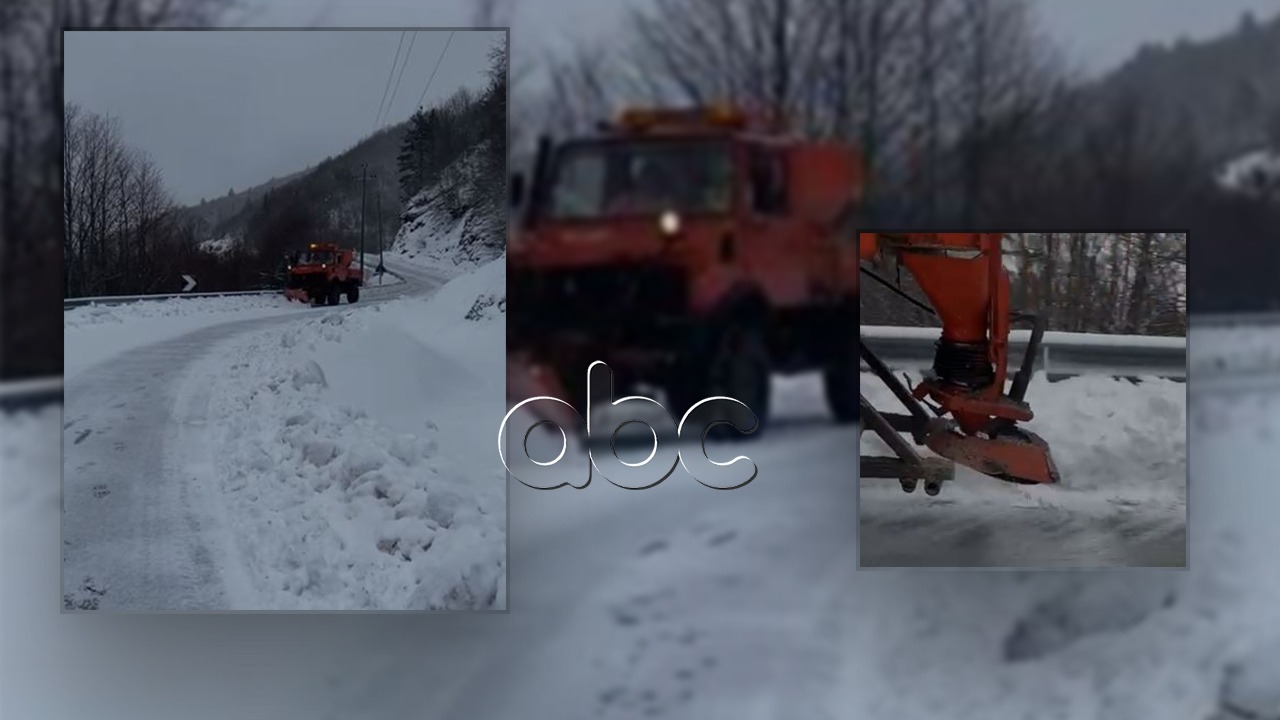 Reshje bore në Korçë, vështirësi në qarkullimin rrugor