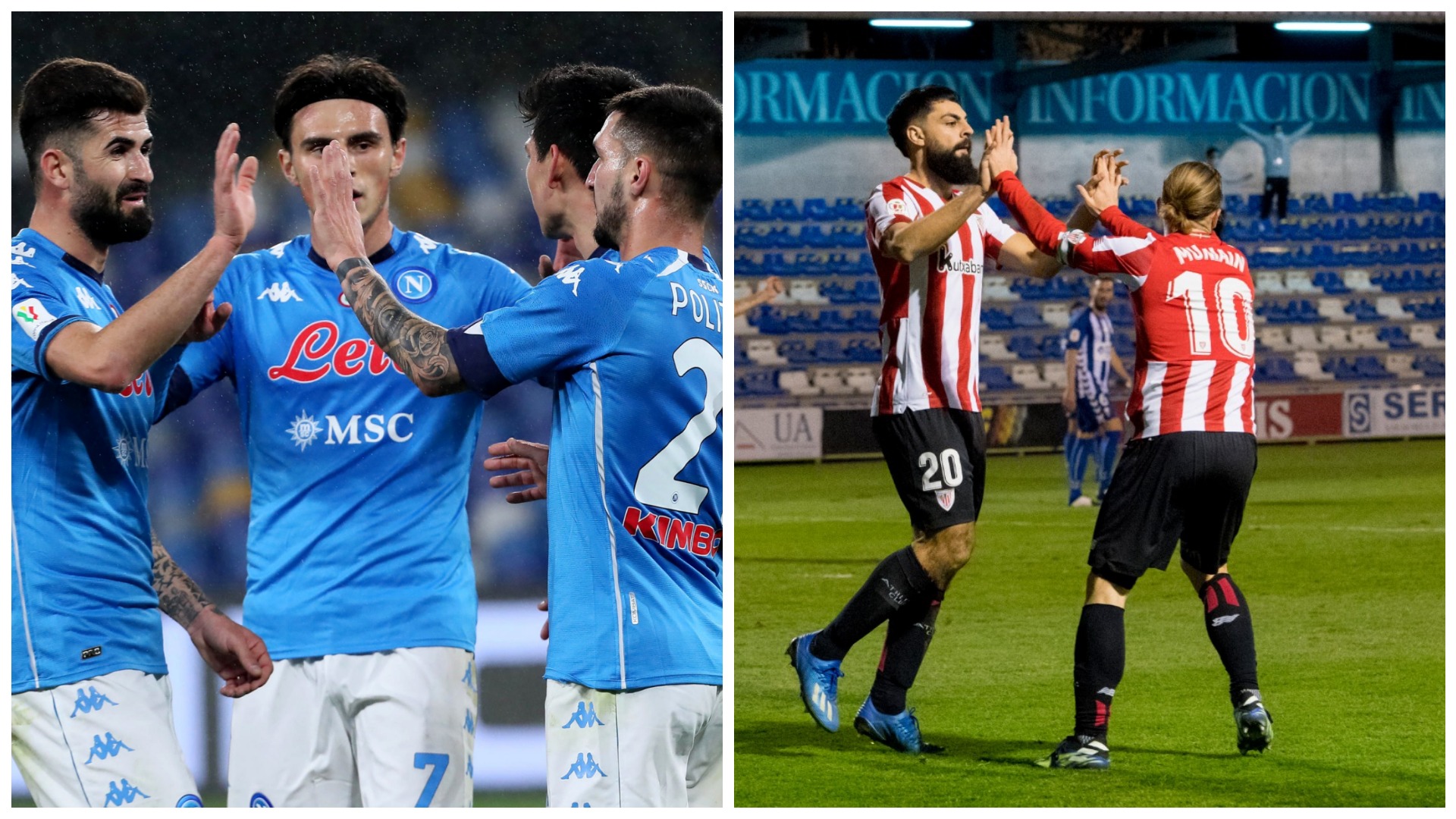 VIDEO/ Goleada nga Spanja në Itali, Napoli e Athletic Bilbao bëjnë detyrën