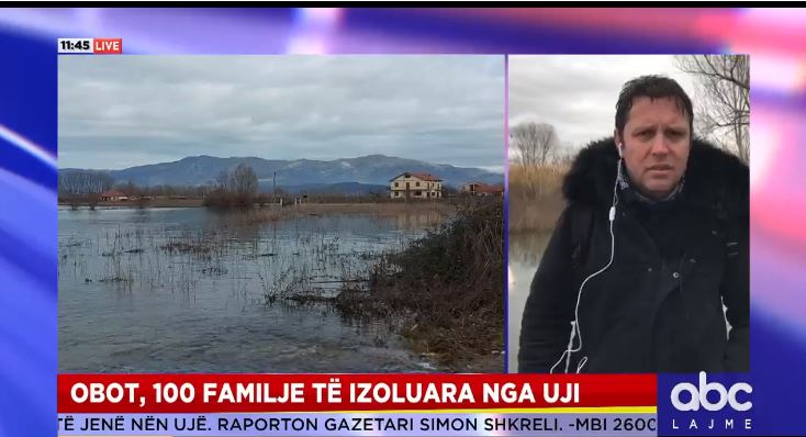 Tre javë nën ujë, 100 familje në Obot të izoluara