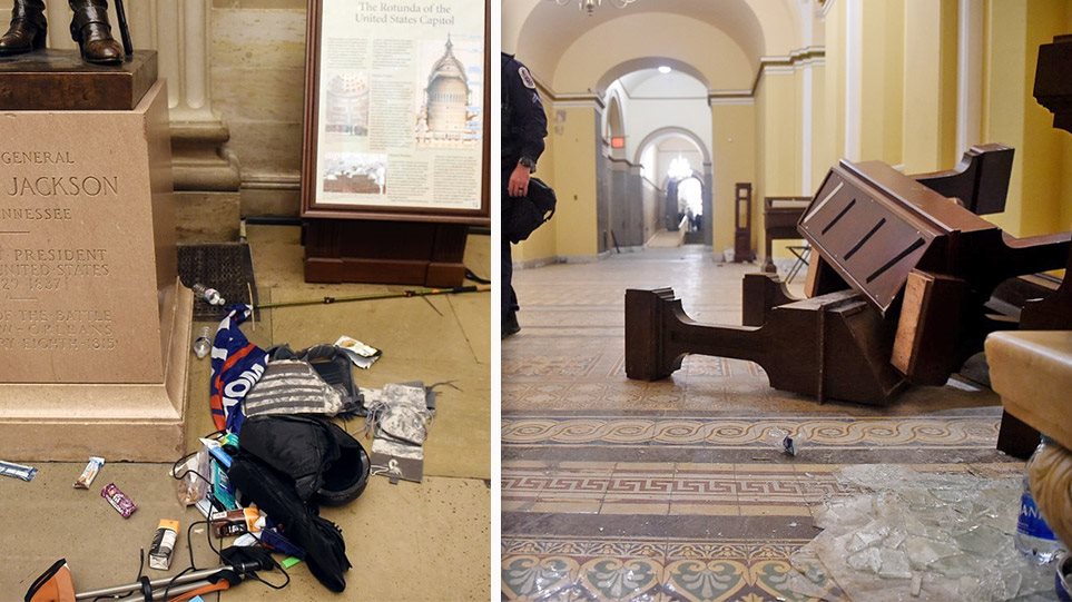 “Pushtimi” i Kapitolit: Çfarë s’u pa, imazhet e vandalizmit janë tronditëse