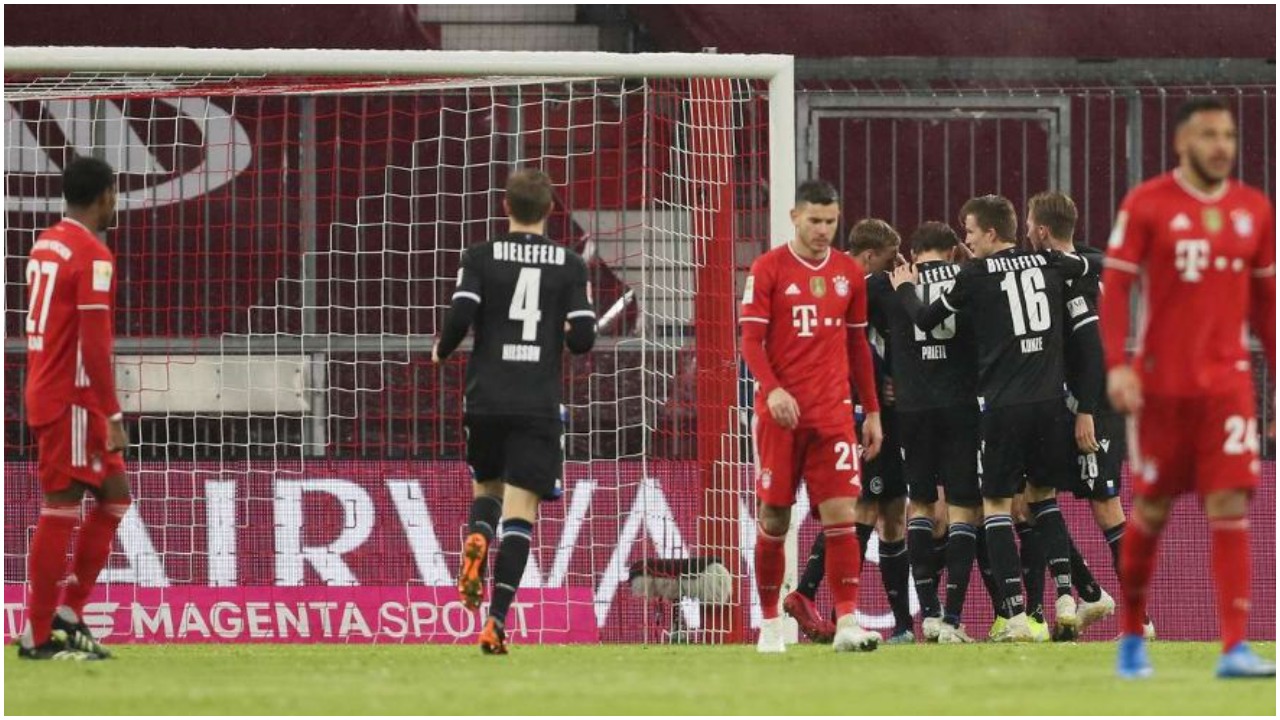 VIDEO/ Barazim spektakolar në Mynih, Arminia Bielefeld frenon kampionët