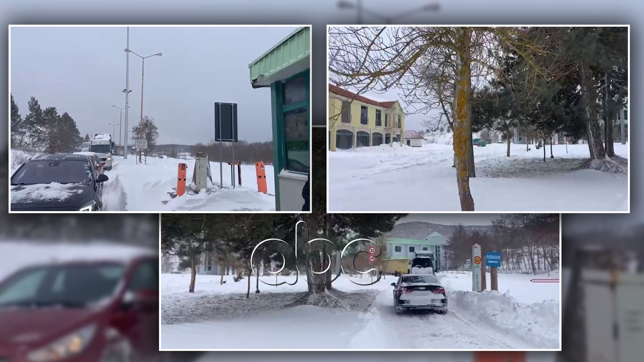 Bllokohet dogana e Qafë-Thanës, dhjetëra qytetarë prej orësh në mes të ftohtit