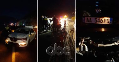 Trajleri përplaset me dy makina në Rrugën e Kombit, 1 i vdekur