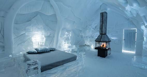 FOTOT/ I ndërtuar i gjithë nga akulli, ju prezantojmë hotelin më të ftohtë në botë
