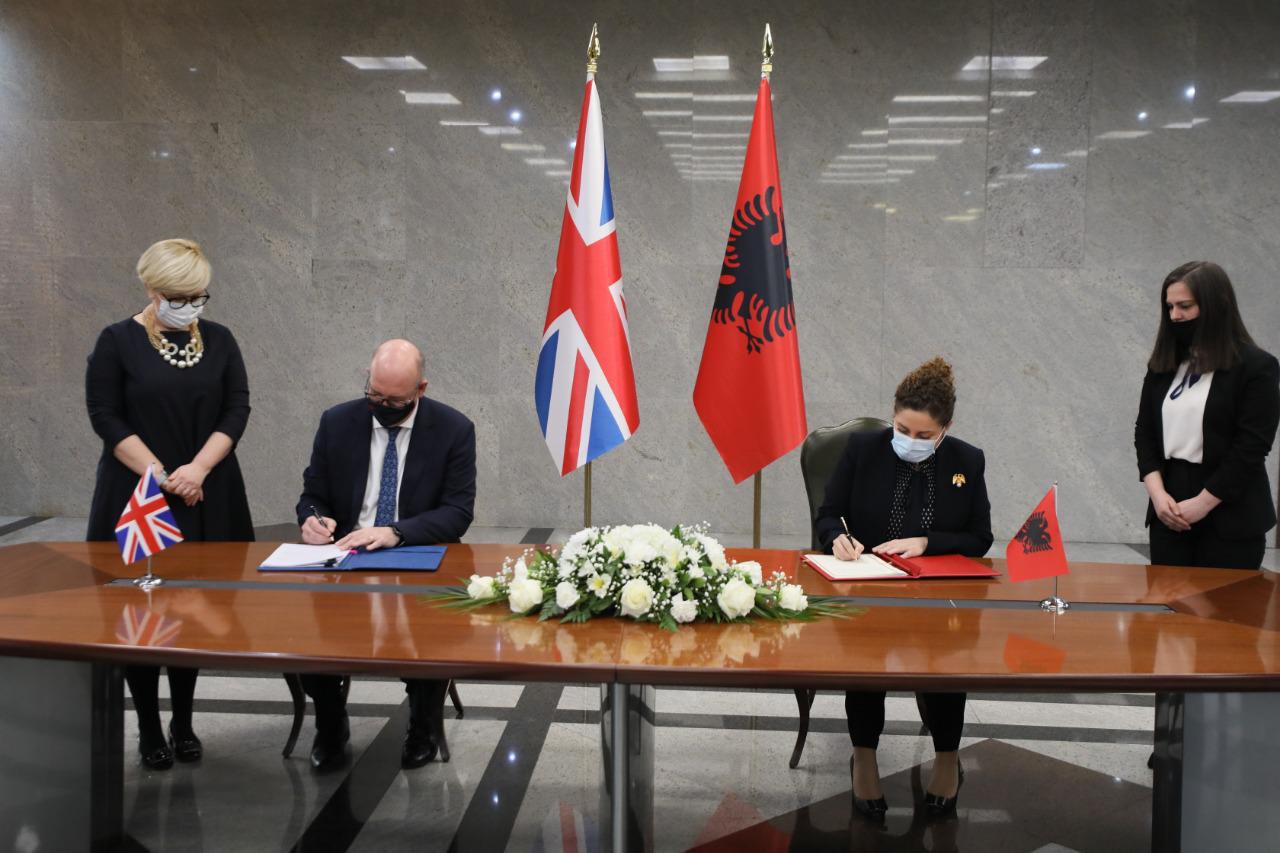 Nënshkruhet marrëveshja e partneritetit e tregtisë, Shqipëri-Britani e Madhe dhe Irlanda e Veriut