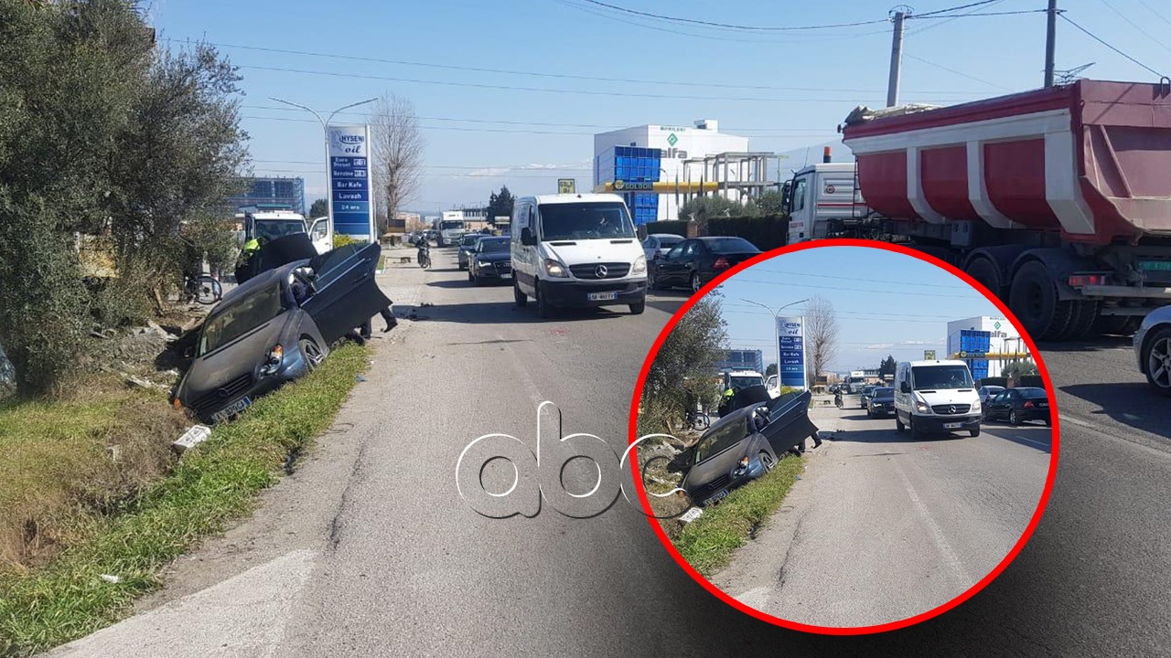 VIDEO/ I largohet policisë dhe shkakton aksident, ndalohet i riu në Elbasan