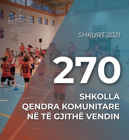 Kushi: 270 shkolla qendra komunitare, hapësira të shëndetshme për aktivizimin e të rinjve