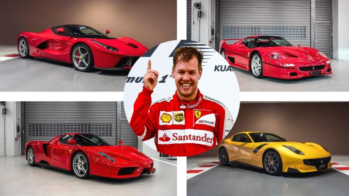 FOTO/ Skuderi dhe garazh i ri, Vettel nxjerr në shitje 8 “bisha”