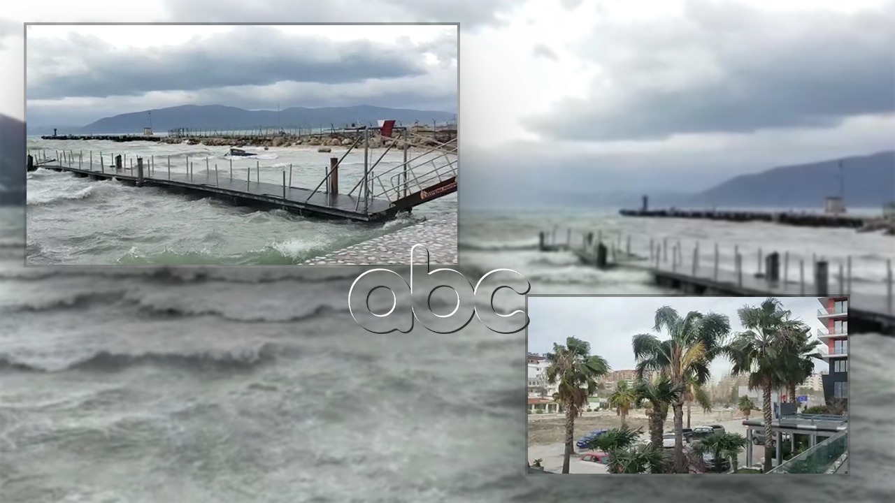 Përkeqësimi i motit, pezullohen lundrimet për anijet dhe mjetet e vogla lundruese në Vlorë