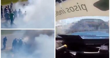 VIDEO/ Makina në flakë dhe dera e bllokuar, momente tmerri për pilotin në Meksikë