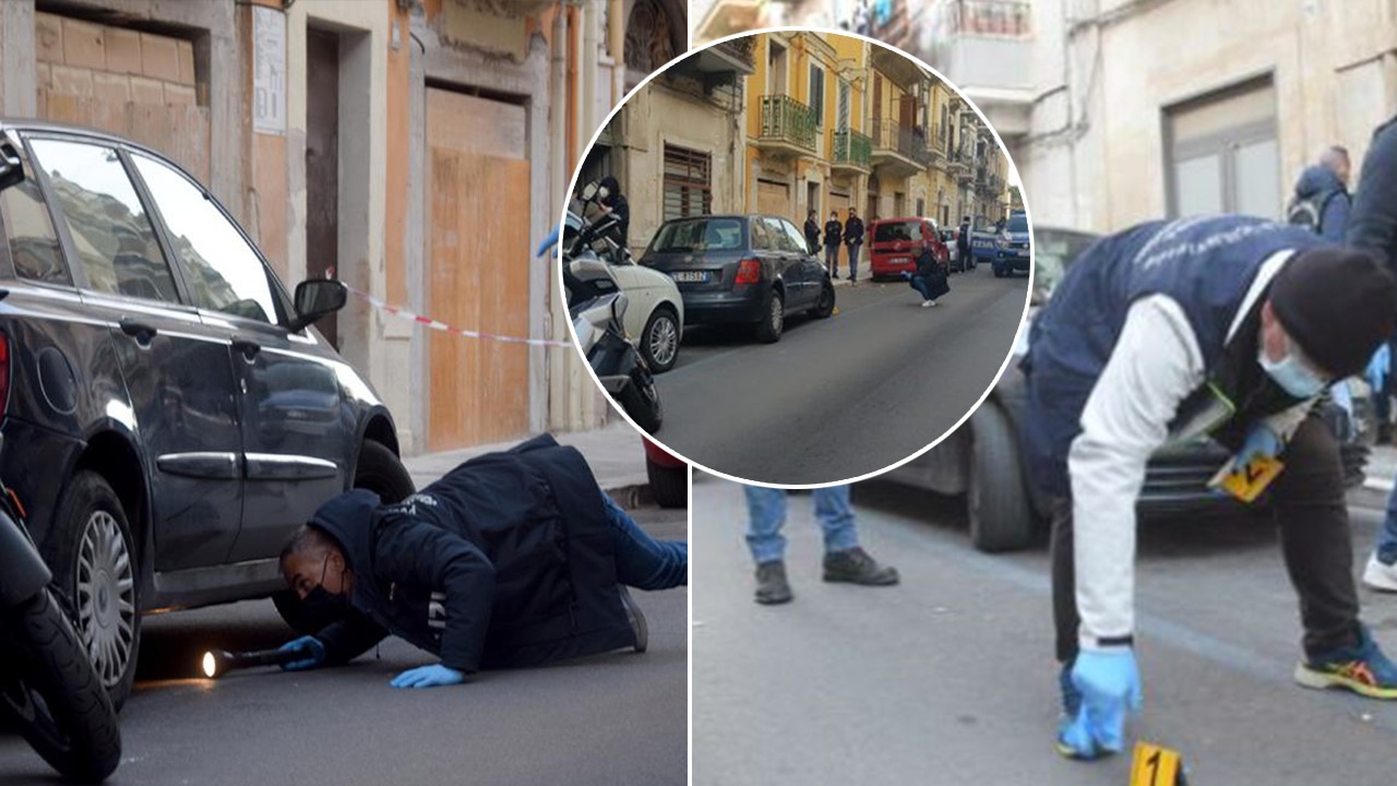 FOTO/ Vrasja e shqiptarit me tre plumba në Bari të Italisë, policia rrethon lagjen ku ndodhi ngjarja