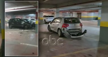 I vunë tritolin, pamje parkingu ku shpërtheu makina e prokurorit në Tiranë