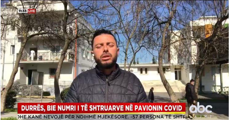 Qetësohet situata në Durrës, bie numri i të shtruarve në pavijonin Covid