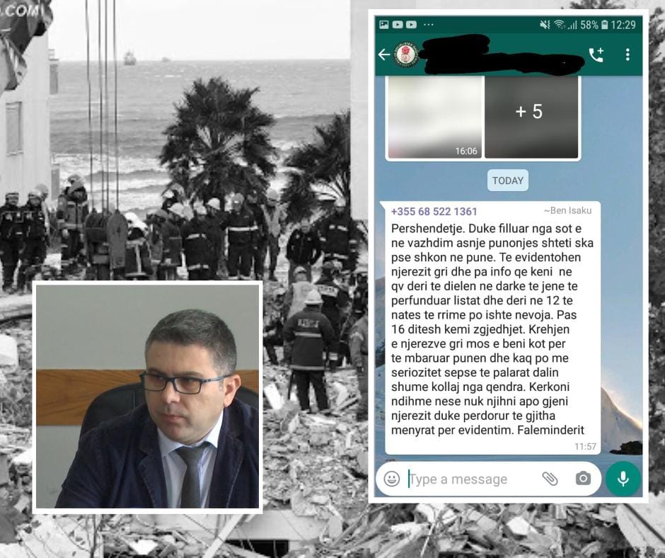 Xhaferaj nxjerr SMS-në: Drejtori i bashkise Durrës kërcënon punonjësit për votat