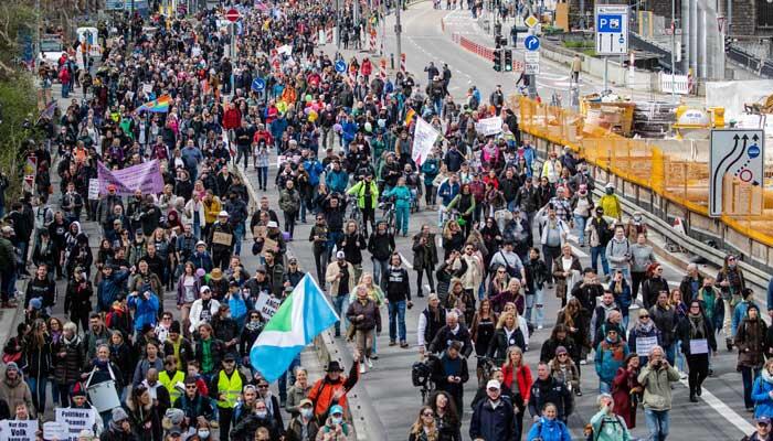 Protesta në Europë kundër masave kufizuese