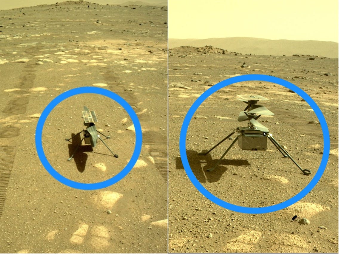 Moment historik, helikopteri i NASA-s i reziston ngricës në Mars