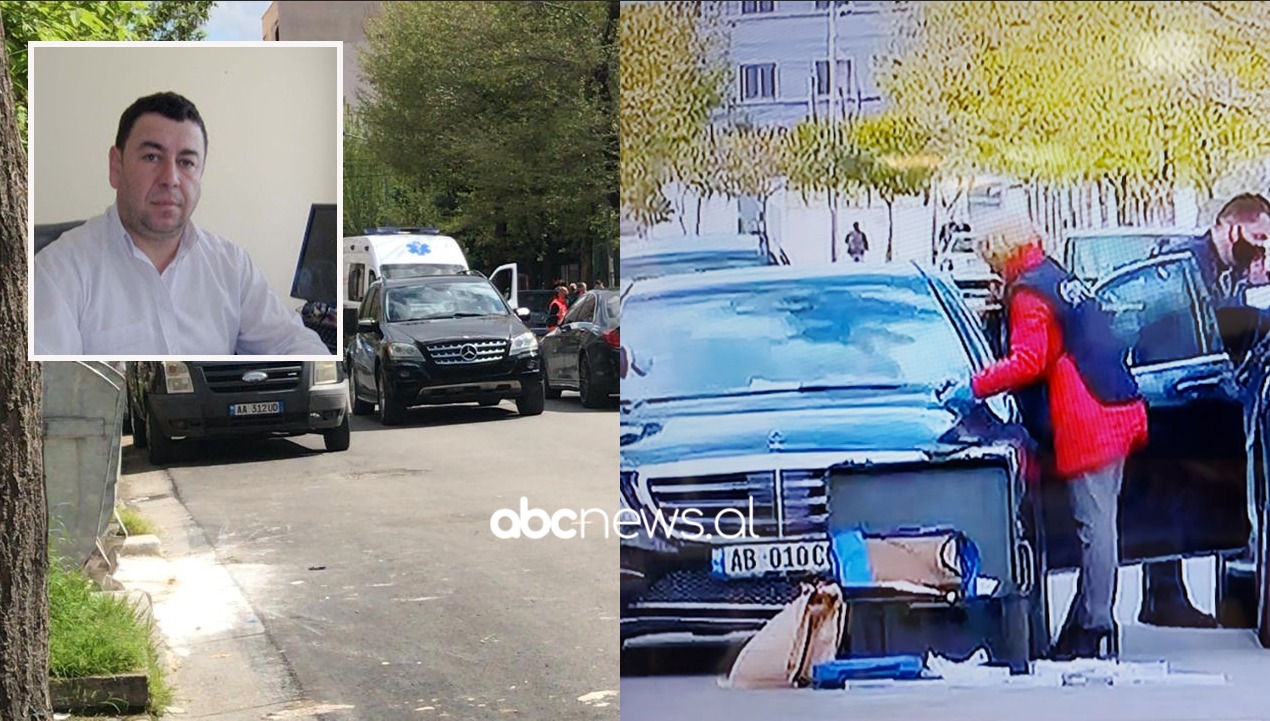 FOTO/ Vrasja në Elbasan, policia hap makinën e zezë, çfarë u gjet brenda saj