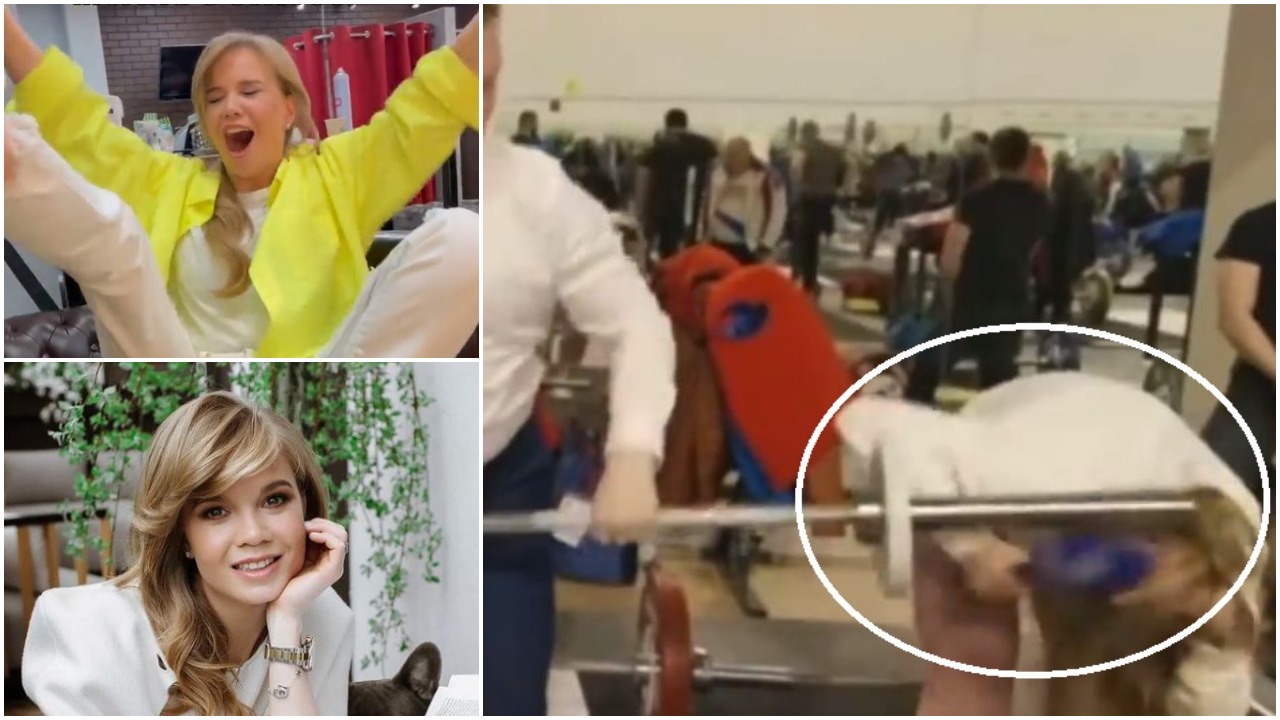 VIDEO/ Sekreti i teknikës, prezantuesja ruse goditet me shtangë në kokë