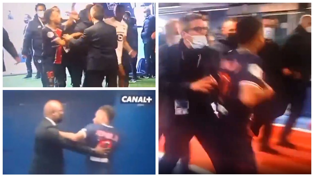 SJELLJA SKANDALOZE: Neymar hap sherr në tunel, rivali i Lille bie përdhe (VIDEO)