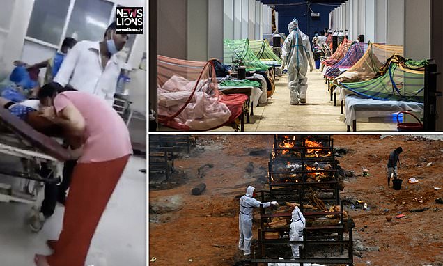 Spitalet s’kanë oksigjen, momenti i dhimbshëm kur gruaja indiane përpiqet të mbajë nënën në jetë