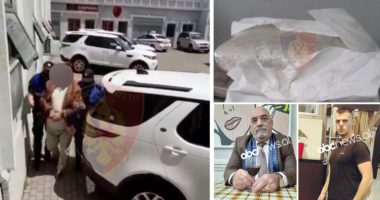Me pranga në duar dhe kokainë, momenti i arrestimit të “Baronit” dhe polici i RENEA-s