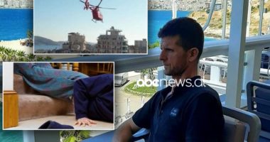 Biznesmeni rrëzohet nga shkallët e hotelit të tij në Sarandë, me helikopter drejt Tiranës