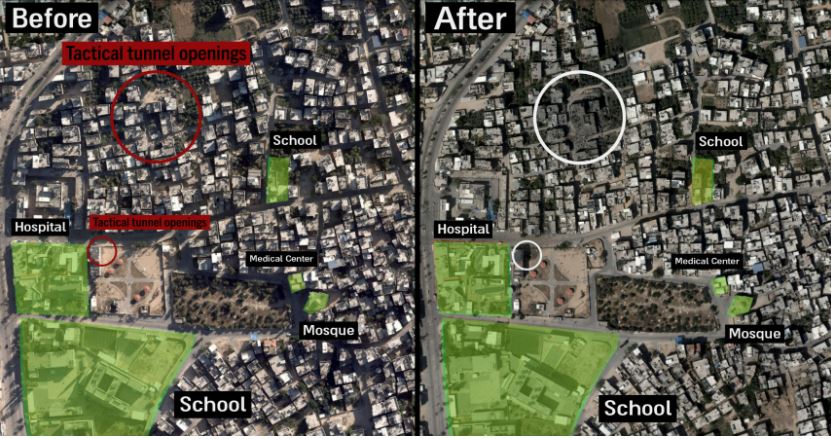 Hamas rrezikon civilët , Izraeli publikon hartat e shenjestrave ushtarake