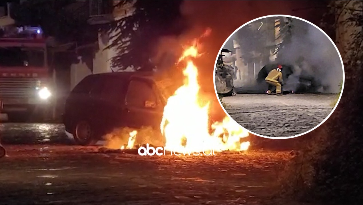 Merr flakë makina në qendër të Korçës