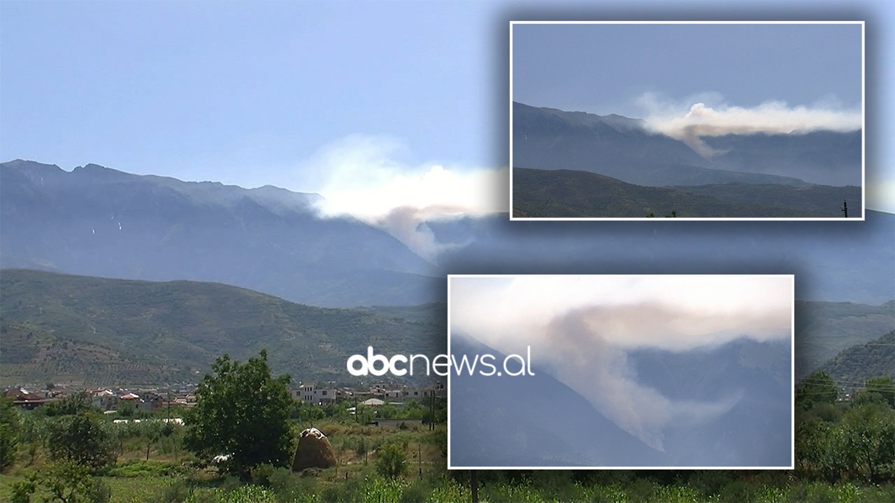 VIDEO/ Zjarri po shkrumbon kurorën me pisha në Tomorr, nevojitet ndërhyrja nga ajri