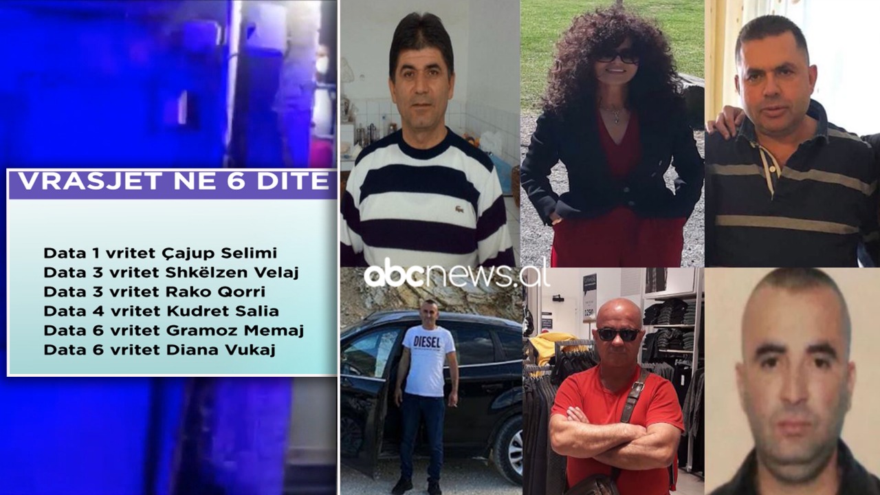 E frikshme, 6 ditë, 6 vrasje në Shqipëri nga atentatet mafioze te krimet në familje