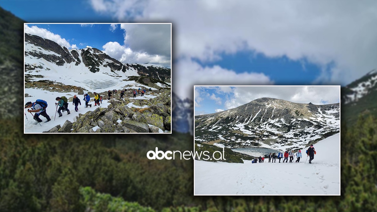 VIDEO/ Alpinistët shqiptarë valëvisin flamurin kuqezi në majën më të lartë në Ballkan