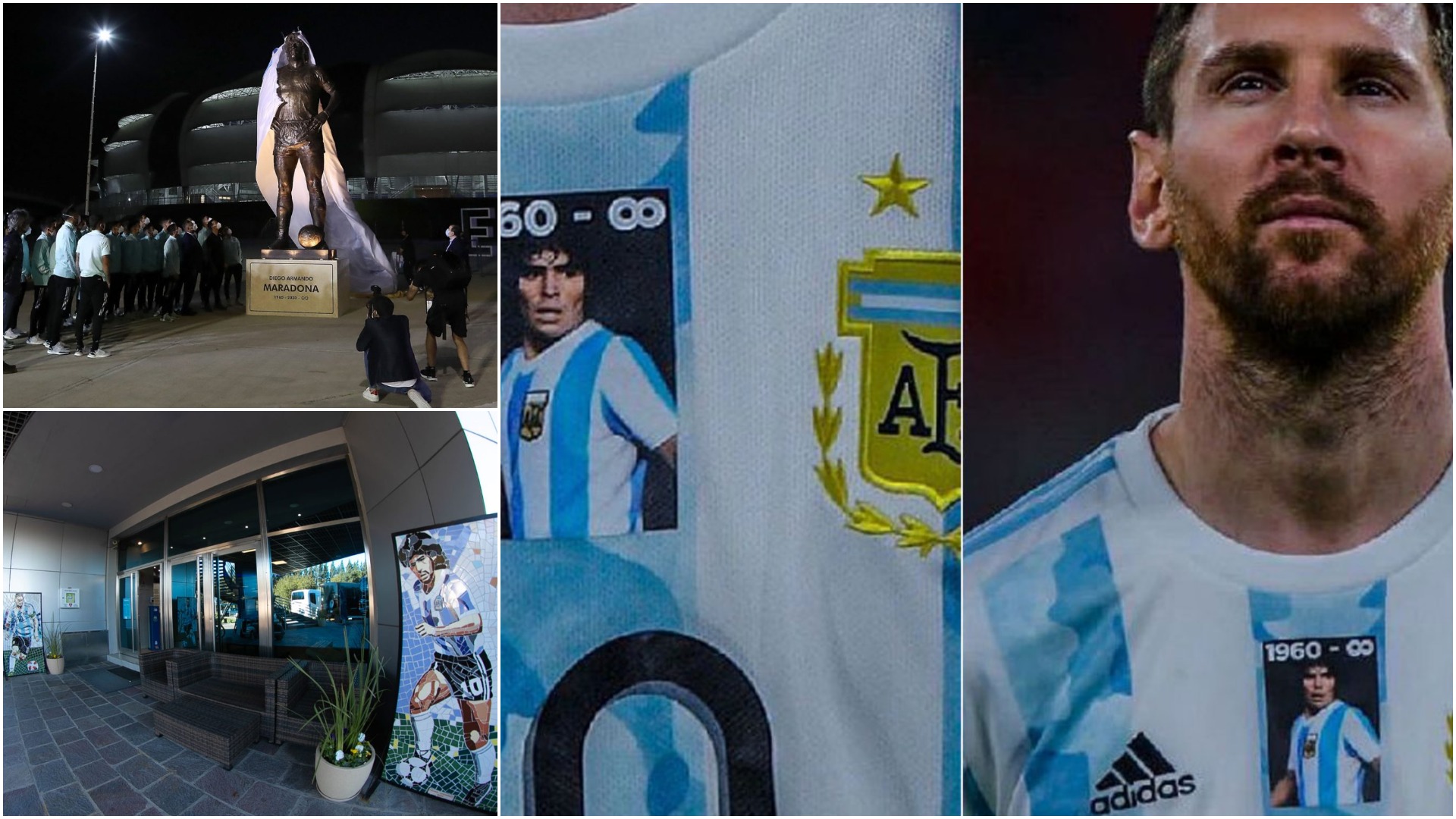 Statujë, fanellë me dedikim dhe mozaik: Argjentina përkujton Diego Maradonën