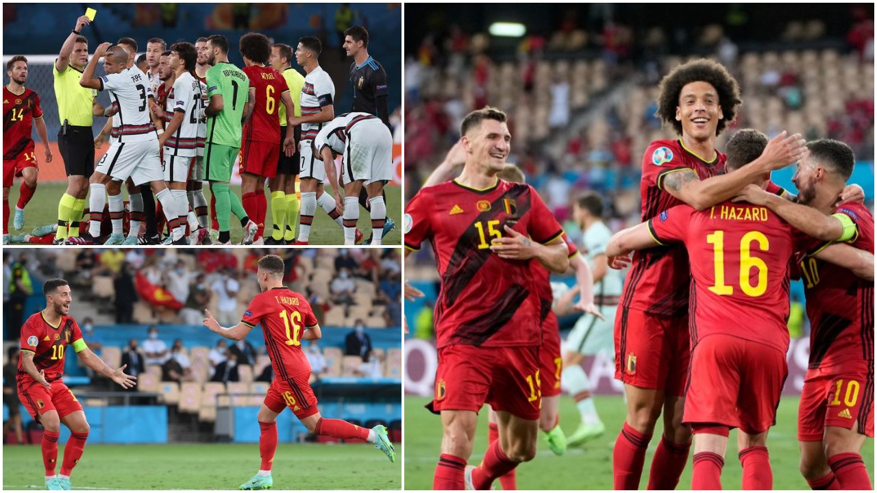 VIDEO/ Portugalia shpërdoron, Hazard jo! Belgjikë-Itali në çerekfinale