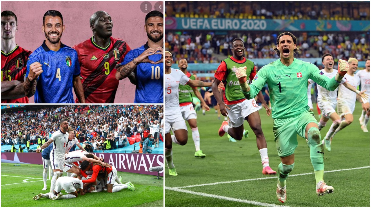 Euro 2020: Tetë ekipe në garë për trofeun, duele interesante në çerekfinale