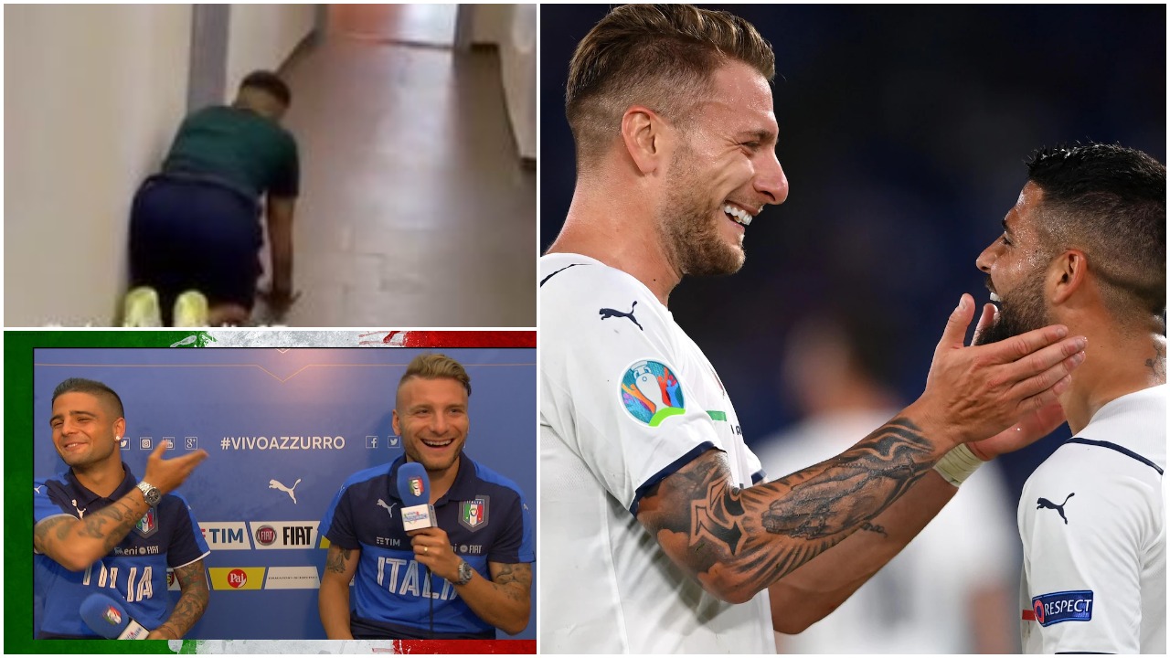 VIDEO/ Atmosferë e shkëlqyer tek Italia, Insigne i bën lojën e radhës Immobiles