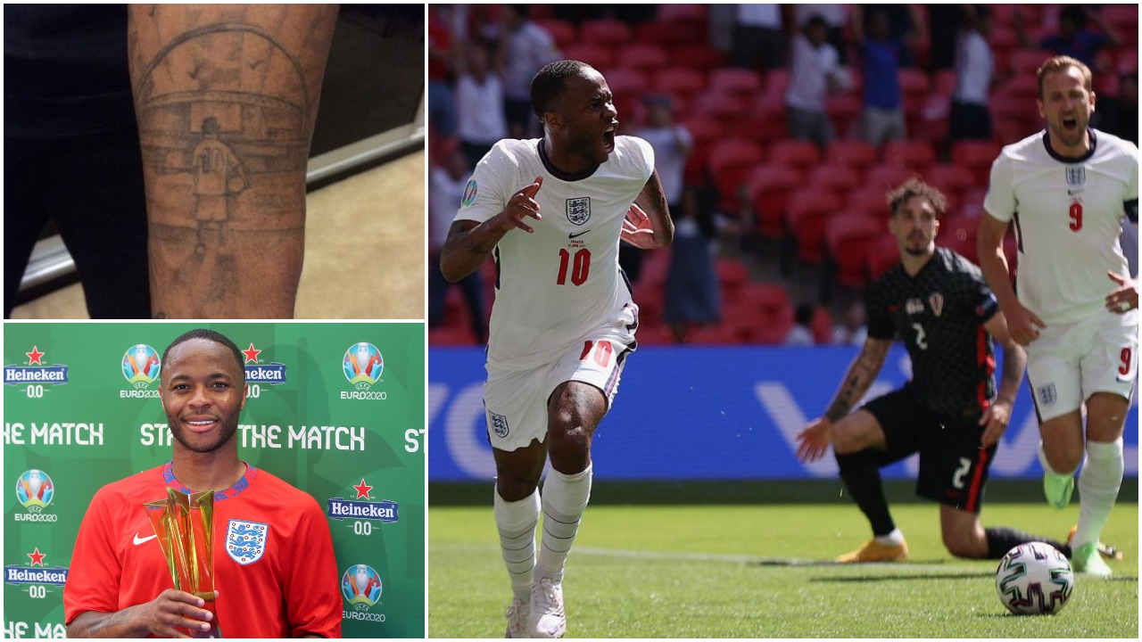 Ëndrra e realizuar bëhet tatuazh, Raheem Sterling nderohet edhe nga Mbretëresha